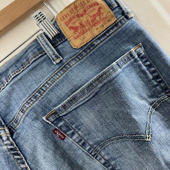 Levi's‎ Men 541 Blue Denim Jeans Size 38x30 (actual 38x 28.5) Straight High Rise - Picture 7 of 15